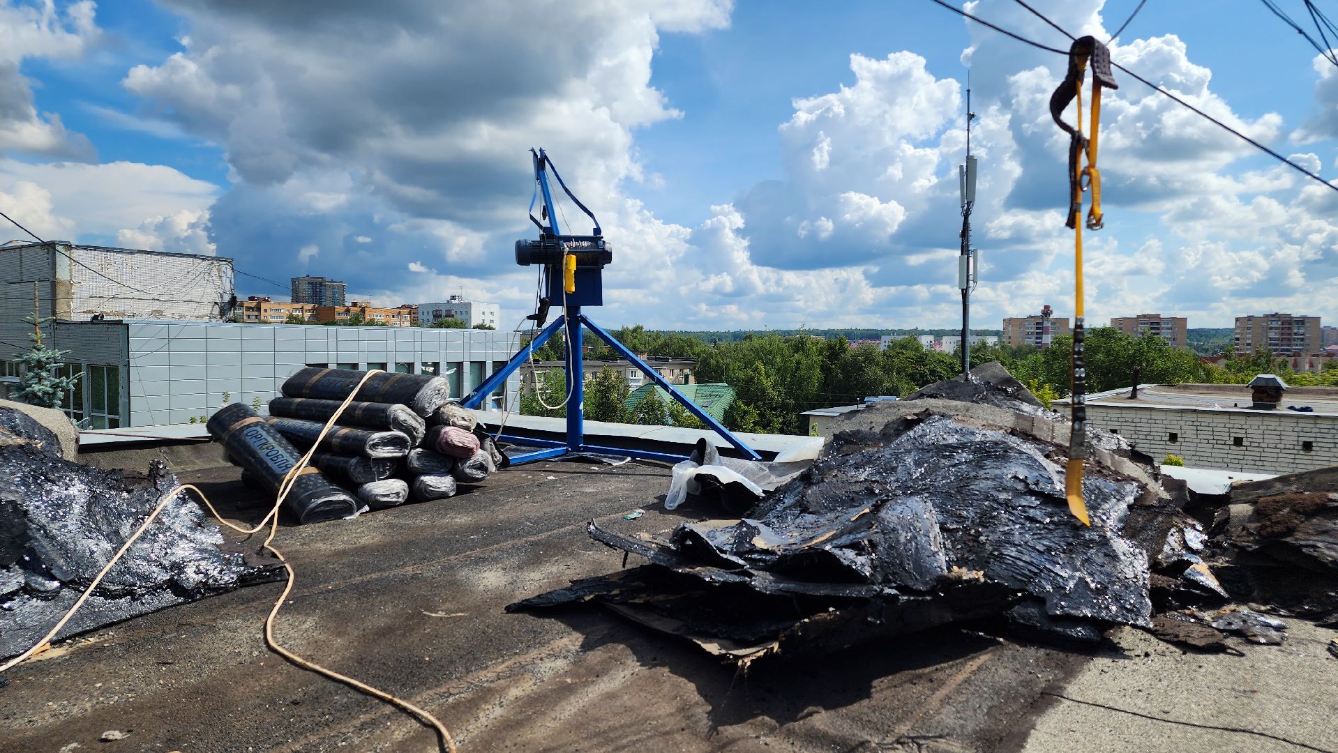 капитальный ремонт, истра, Босова, кровля,