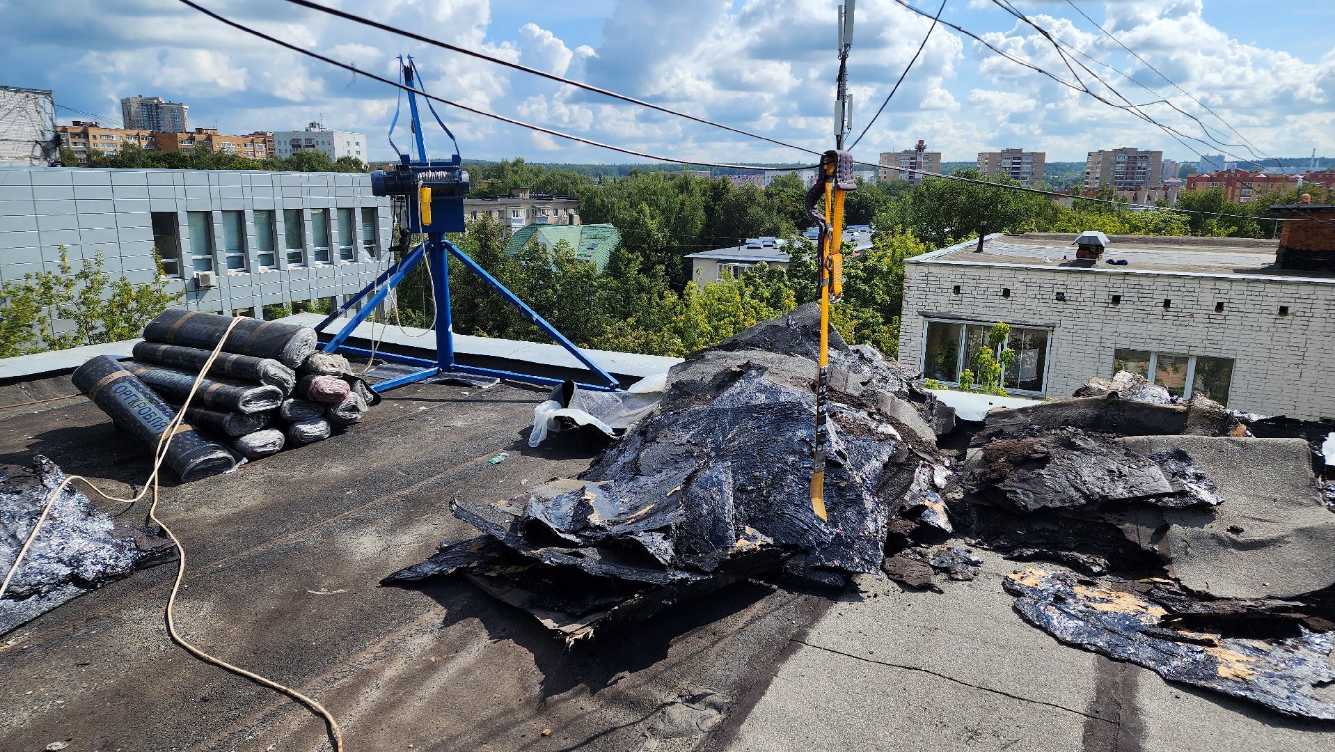 капитальный ремонт, истра, Босова, кровля,