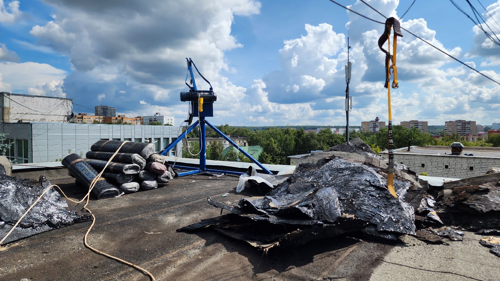 капитальный ремонт, истра, Босова, кровля,