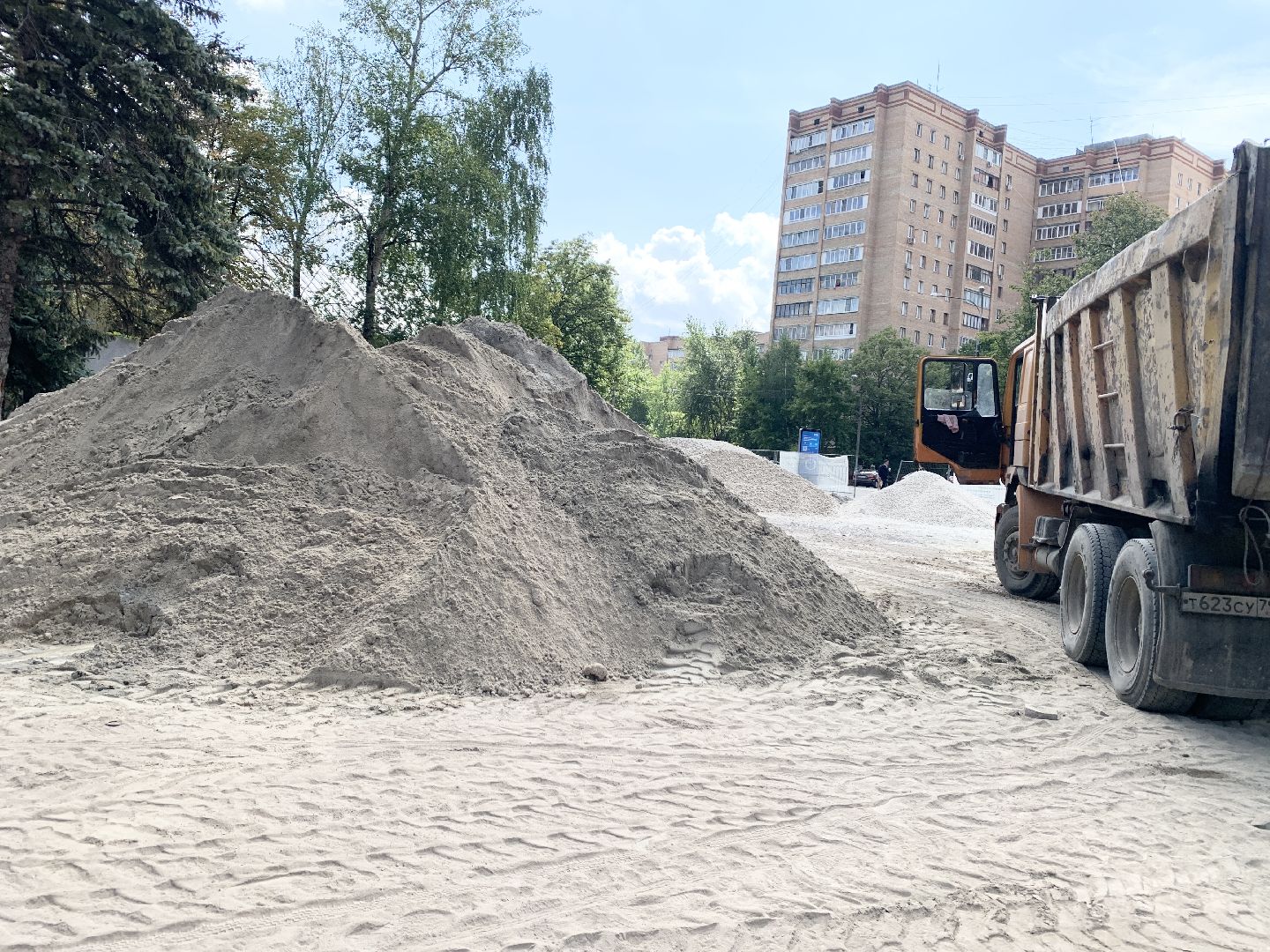 Балашиха, Подмосковье, Благоустройство сквера в Балашихе,