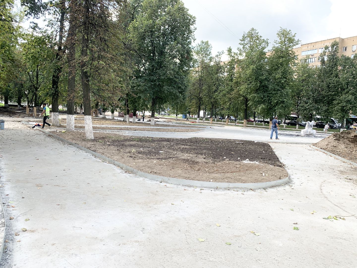 Балашиха, Подмосковье, Благоустройство сквера в Балашихе,