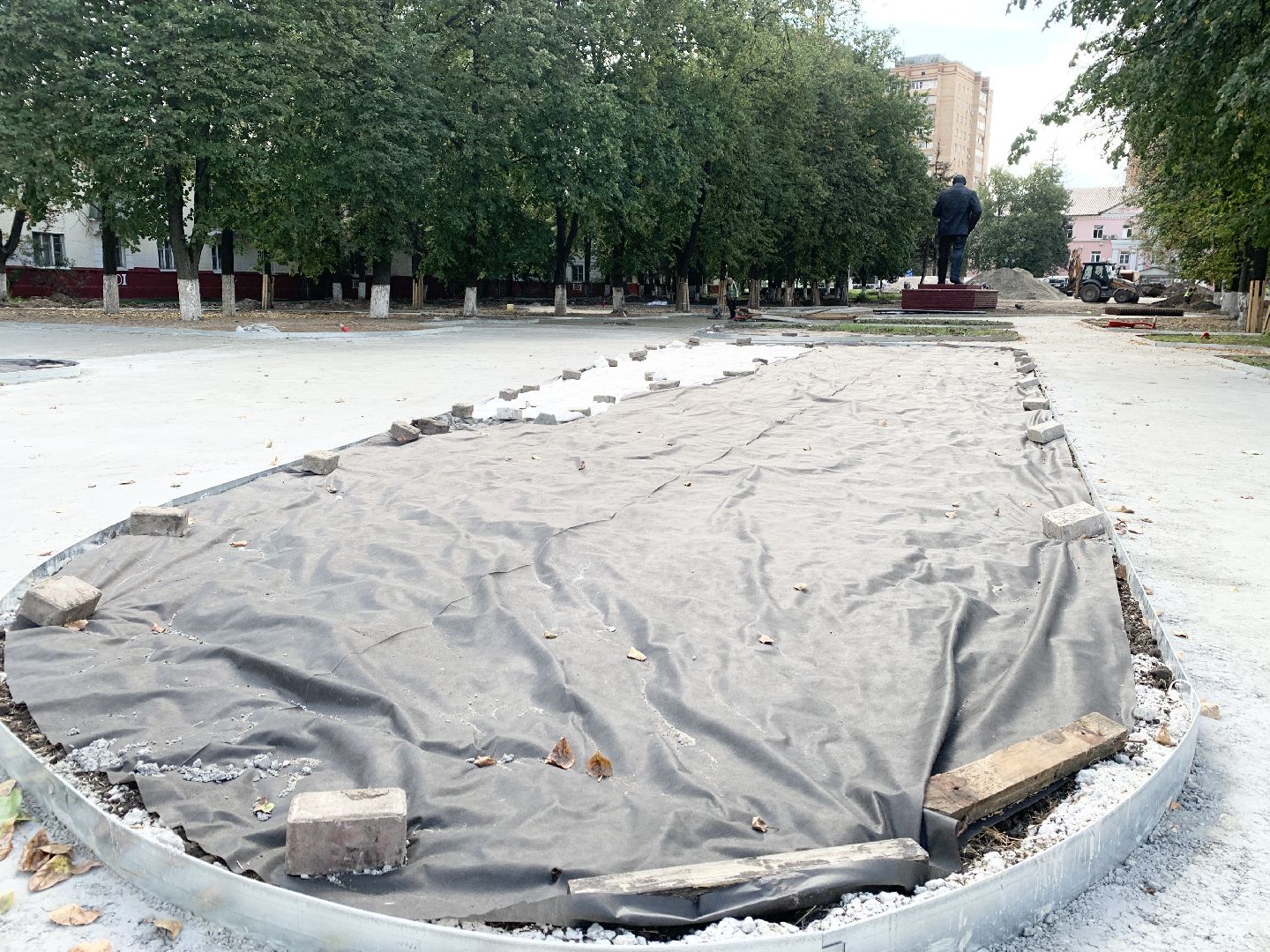 Балашиха, Подмосковье, Благоустройство сквера в Балашихе,