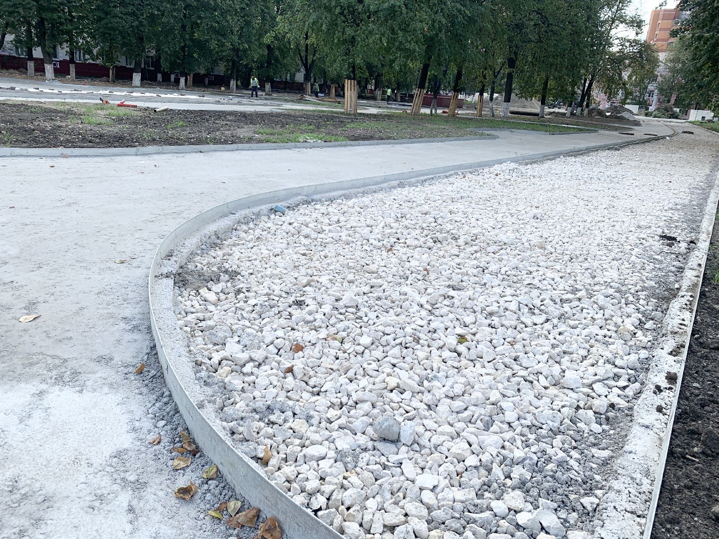 Балашиха, Подмосковье, Благоустройство сквера в Балашихе,