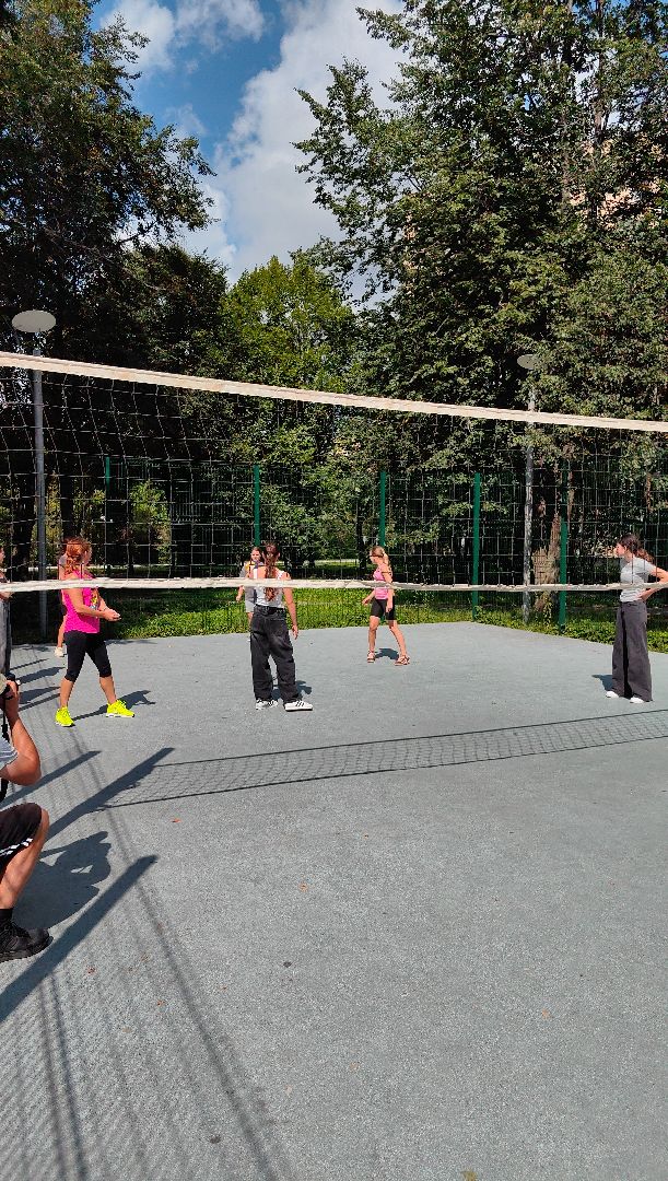 спортивные игры, волейбол, игры во дворе, лето, каникулы, звездный городок,