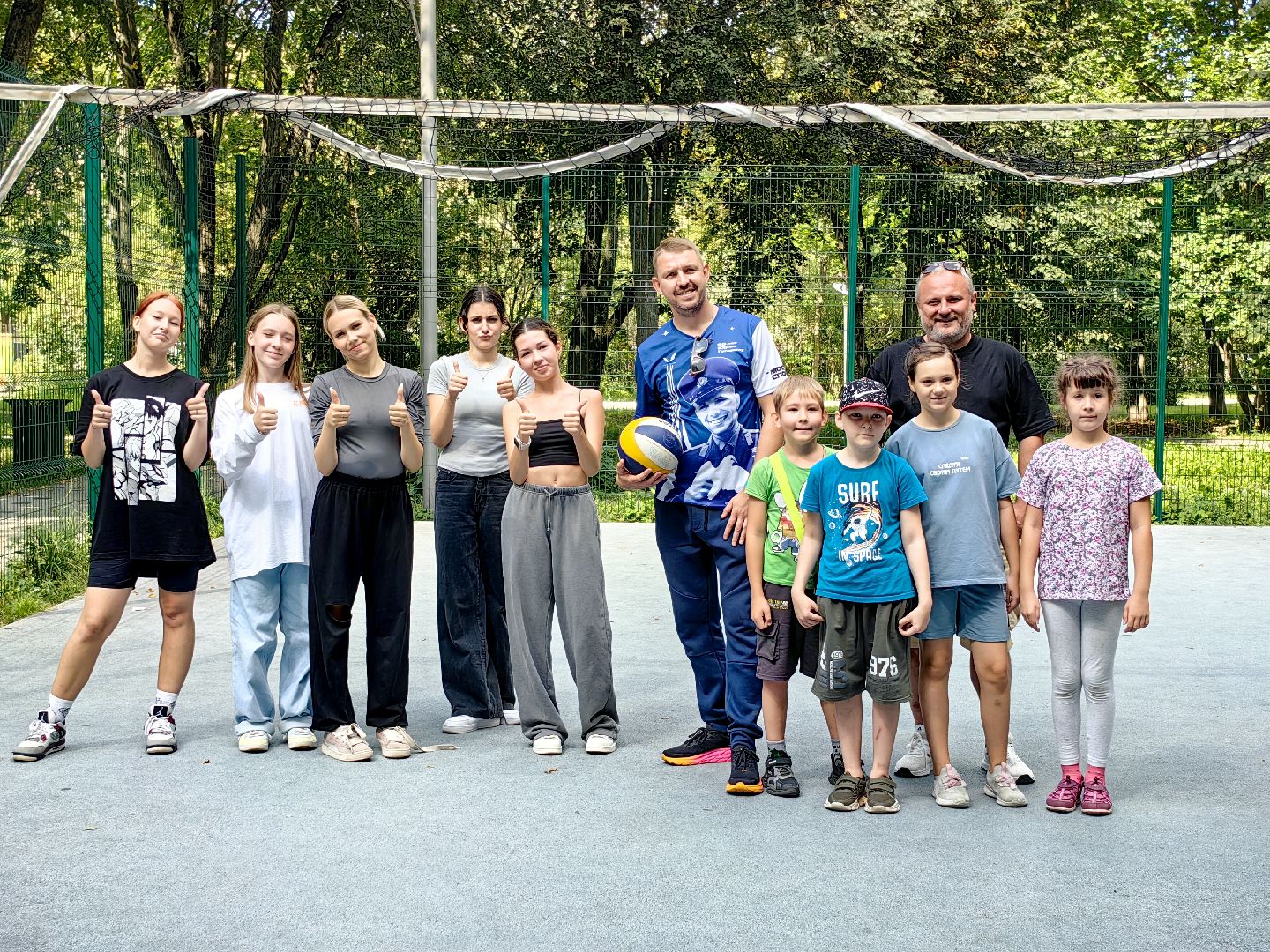 спортивные игры, волейбол, игры во дворе, лето, каникулы, звездный городок,