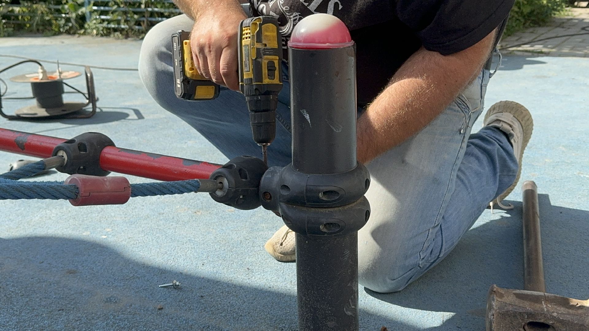 Солнечногорск, Детская площадка, Ремонт, Рабочий, Жители,