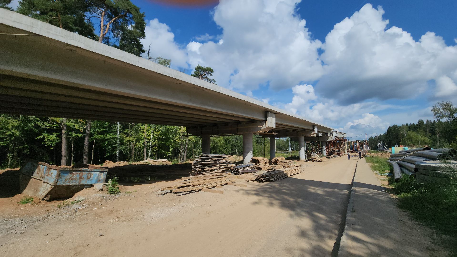 мцд-2, аникеевка, путепровод, строительство, красногорск,