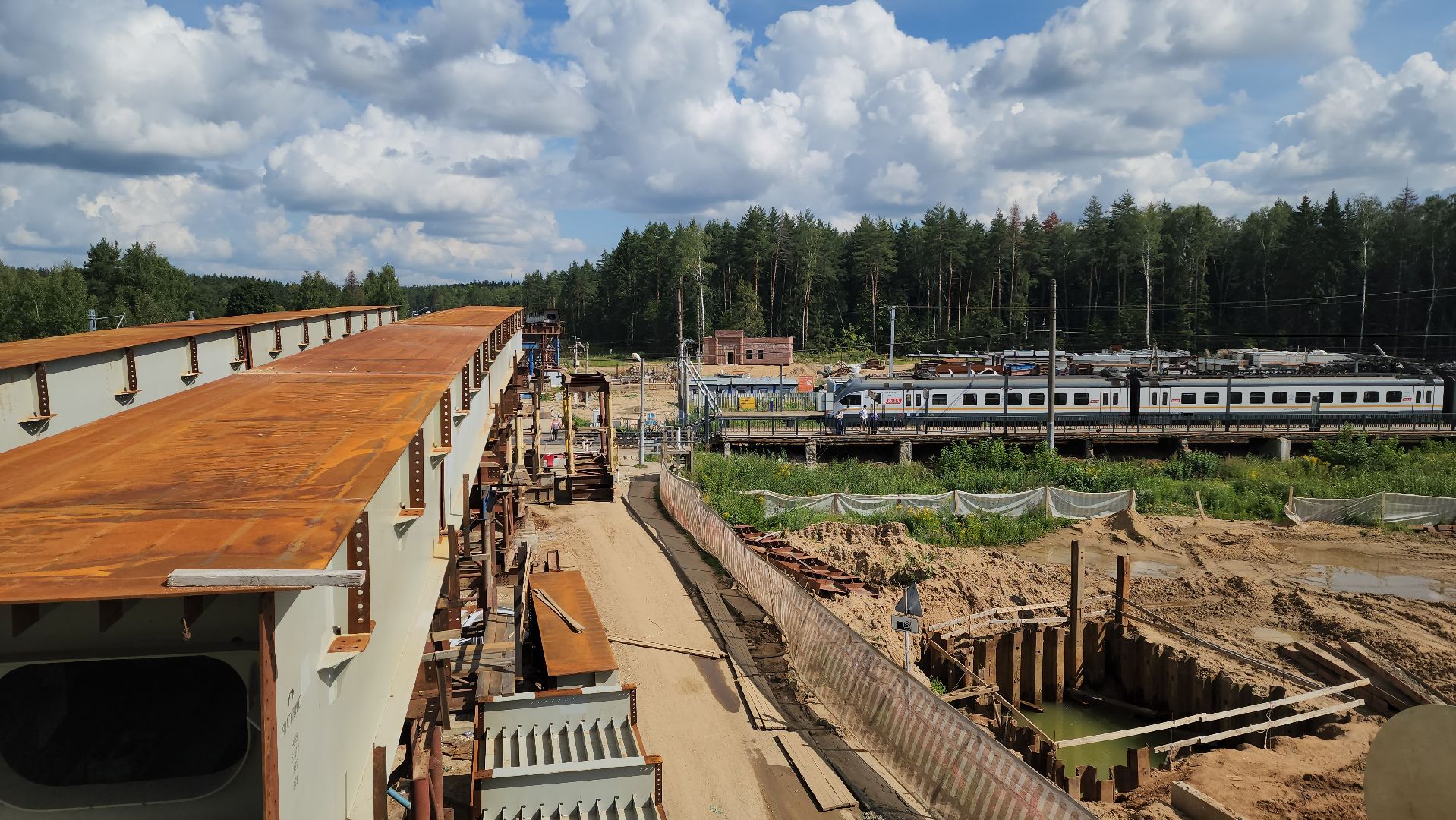 мцд-2, аникеевка, путепровод, строительство, красногорск,