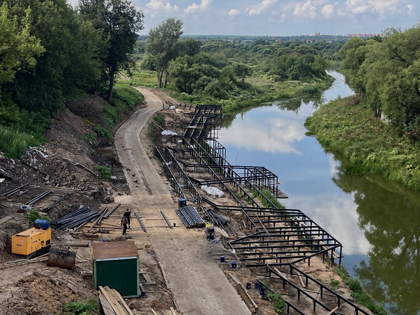 наро-фоминский городской округ, набережная Нары, благоустройство наро-фоминск, Олег Рожнов,