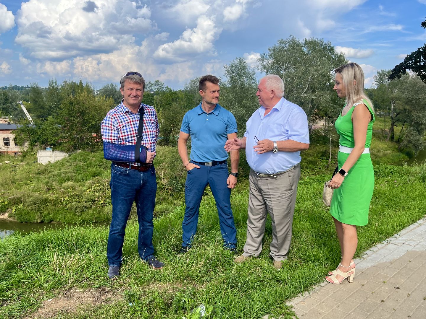 наро-фоминский городской округ, набережная Нары, благоустройство наро-фоминск, Олег Рожнов,