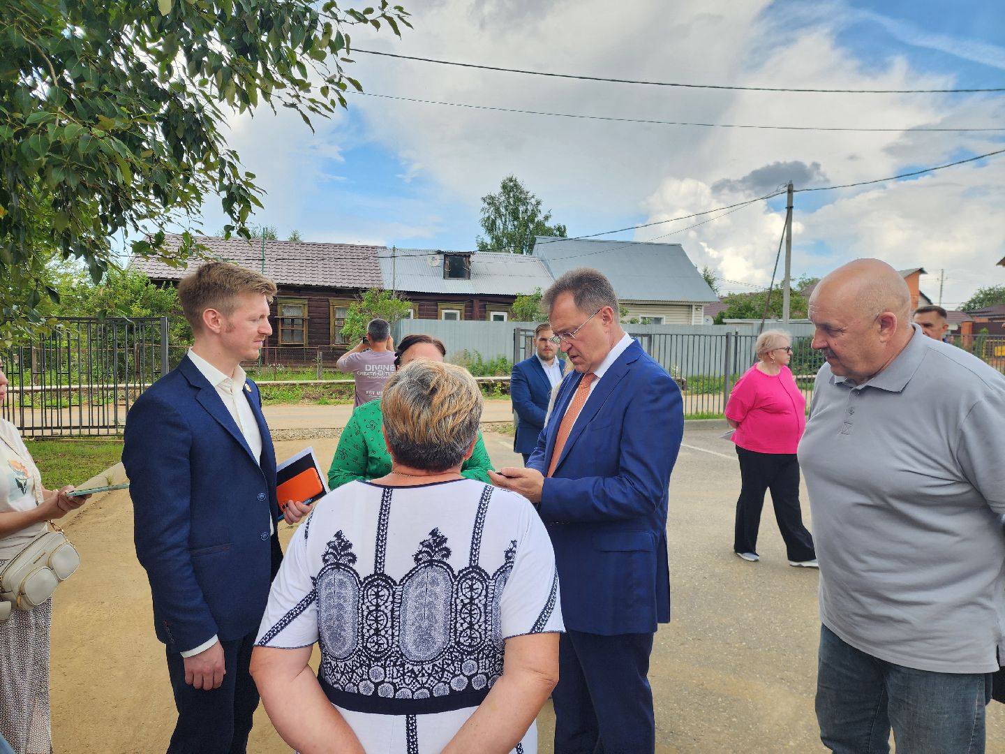 деревня Большое Буньково, богородский округ, власть, жители, общество, жкх, труды холодного водоснабжения, оперативный выезд,