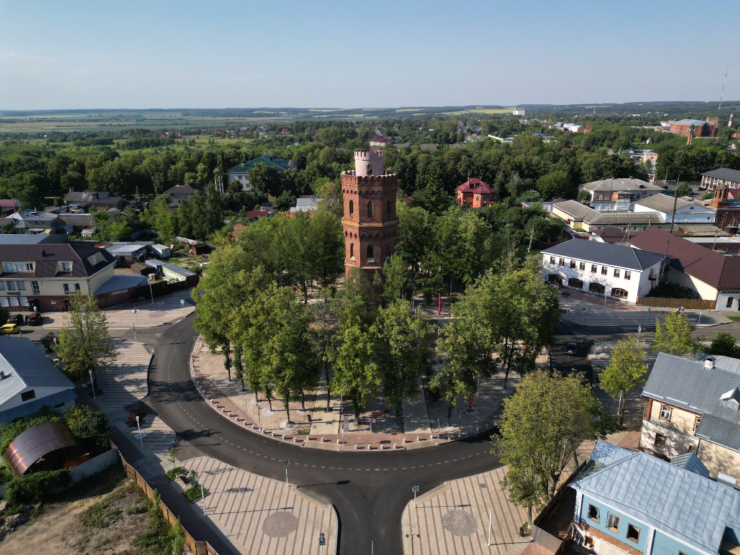 видео с коптера, музей, зарайск,