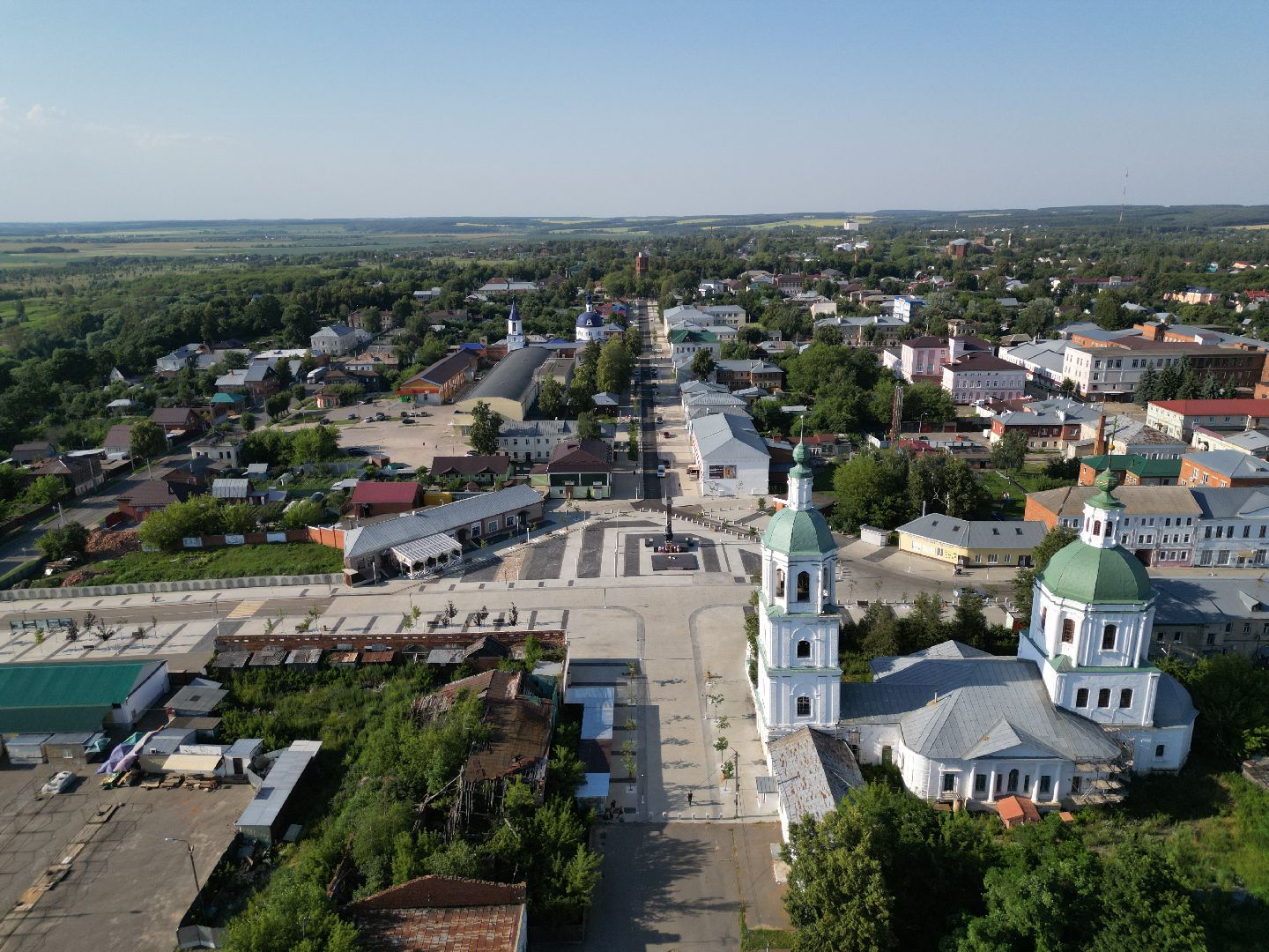видео с коптера, музей, зарайск,