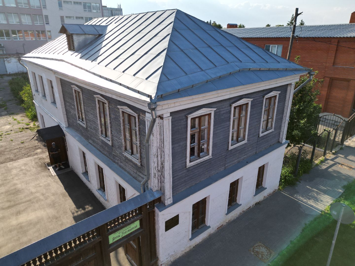 видео с коптера, зарайск, музей,