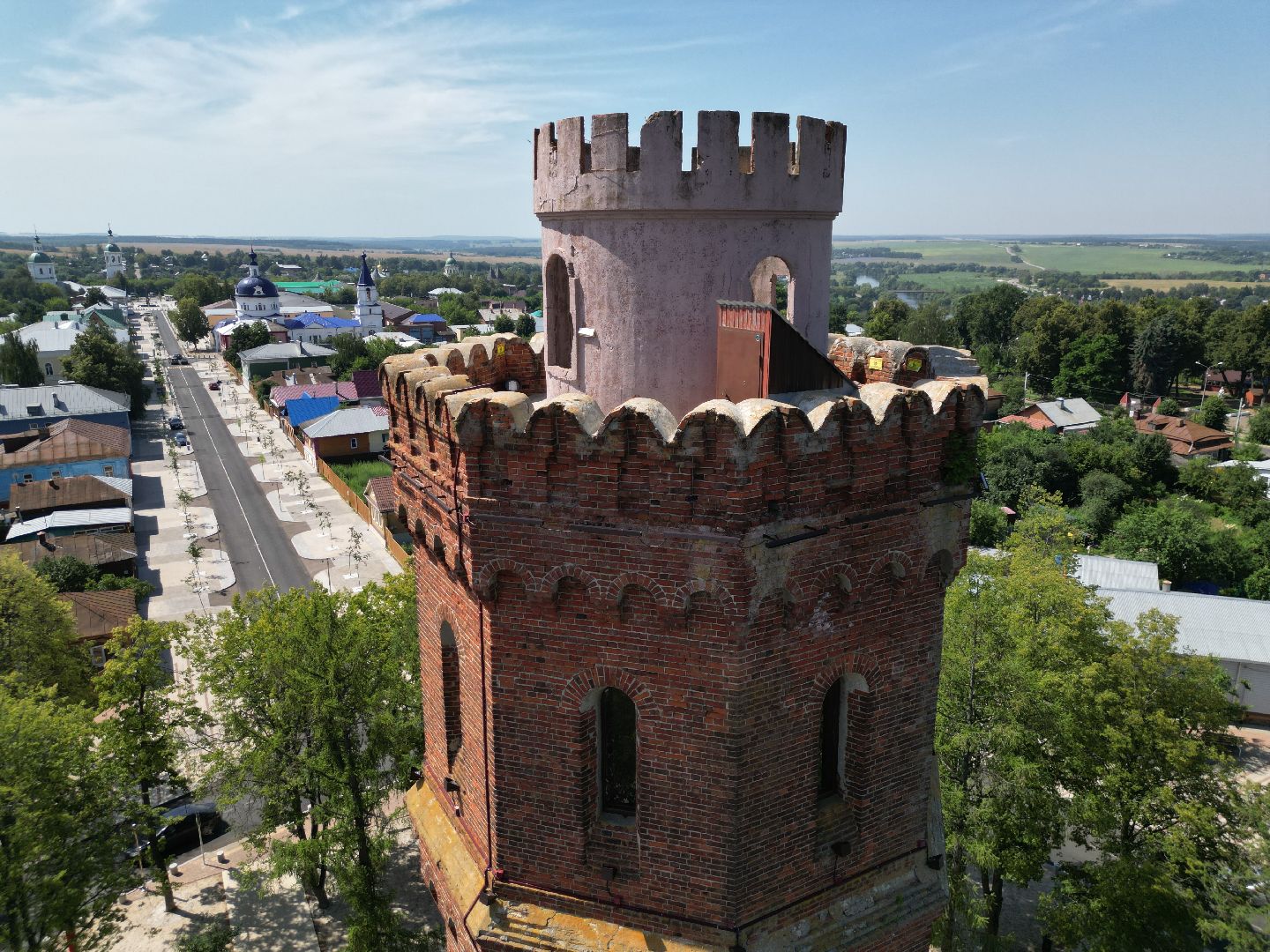 видео с коптера, туризм, зарайск,