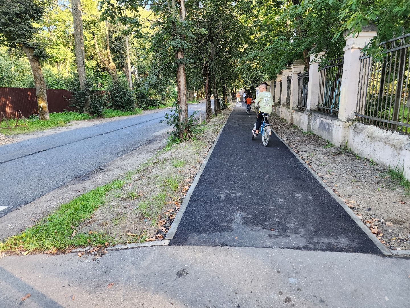 Чехов, улица Пионерская, тротуар, дорожный ремонт, строительство, пешеходная дорожка,