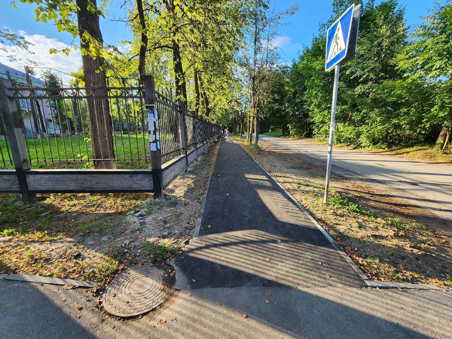 Чехов, улица Пионерская, тротуар, дорожный ремонт, строительство, пешеходная дорожка,