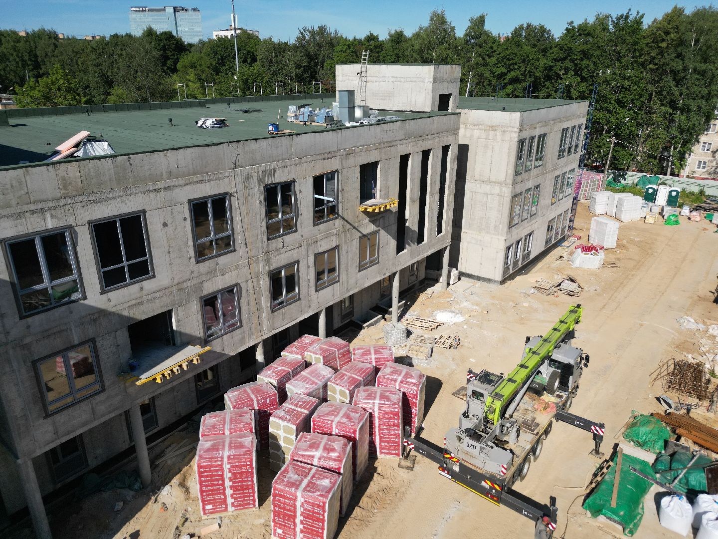 видео с коптера, химки, детский сад, дети, строительство, ремонт,