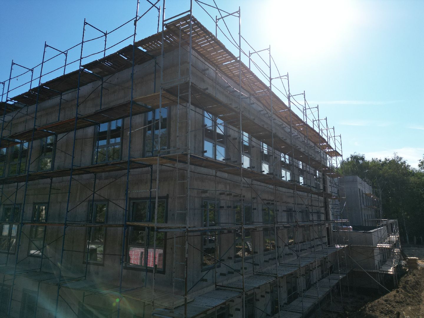 видео с коптера, химки, детский сад, дети, строительство, ремонт,