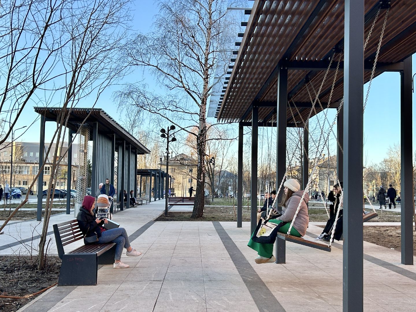 благоустройство, зона отдыха, перемены, Фрязино