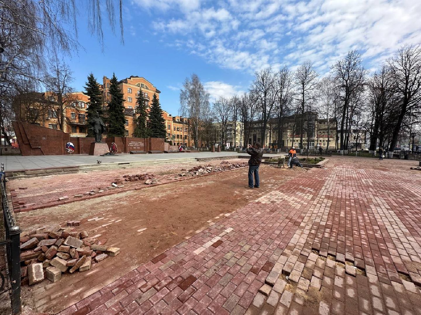 Звенигород, Одинцово, благоустройство, День Победы, реконструкция, мемориал, ВОВ,