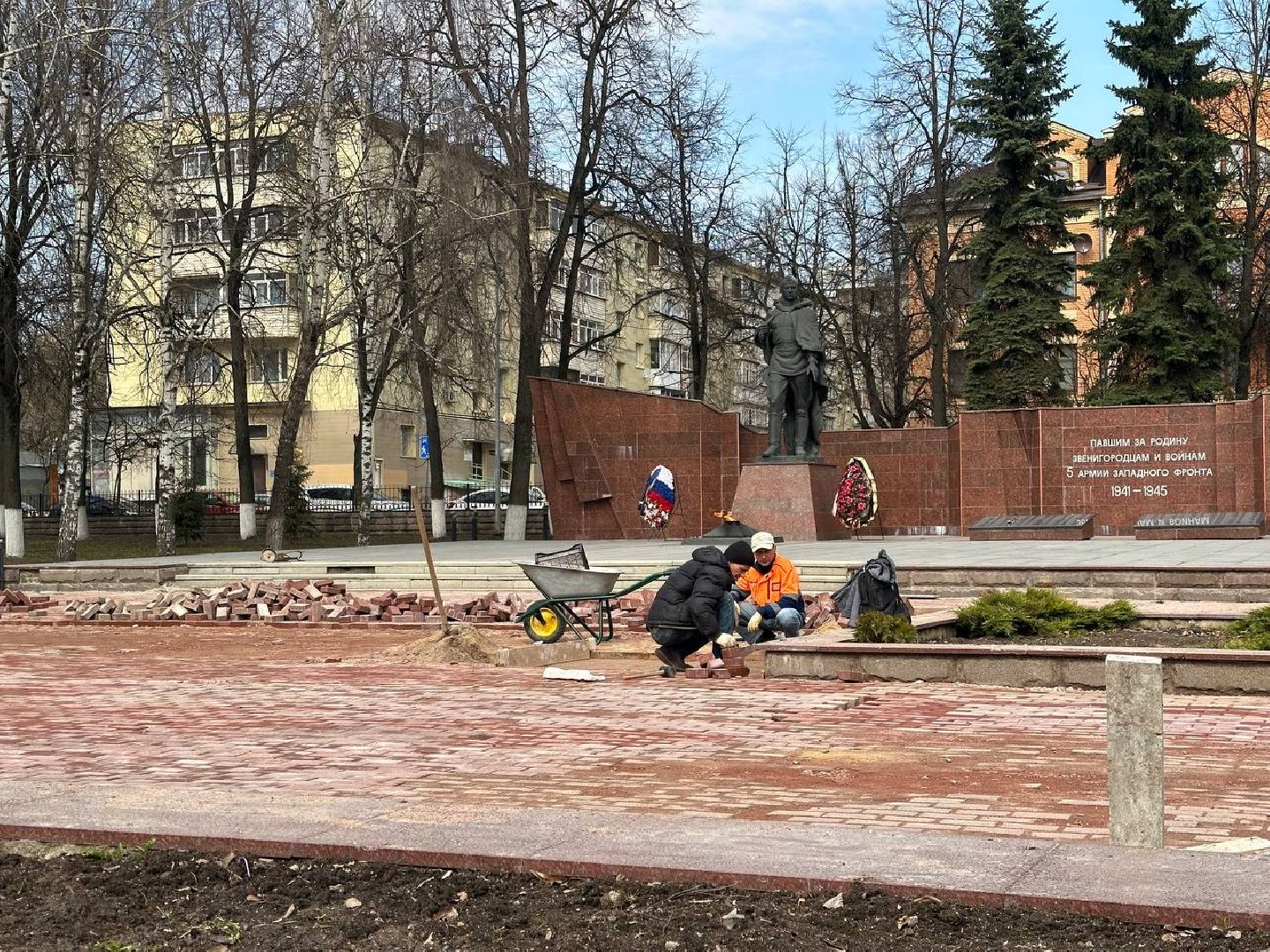 Звенигород, Одинцово, благоустройство, День Победы, реконструкция, мемориал, ВОВ,