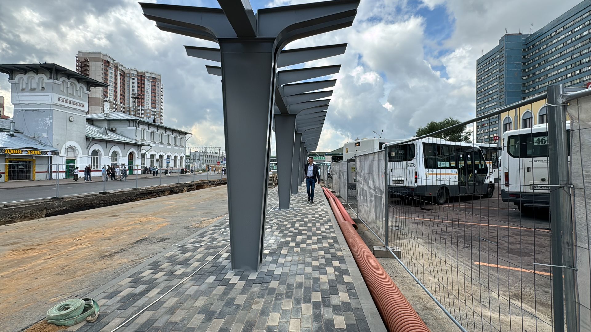 Одинцово, Реконструкция Привокзальной площади, Строительство, Благоустройство,