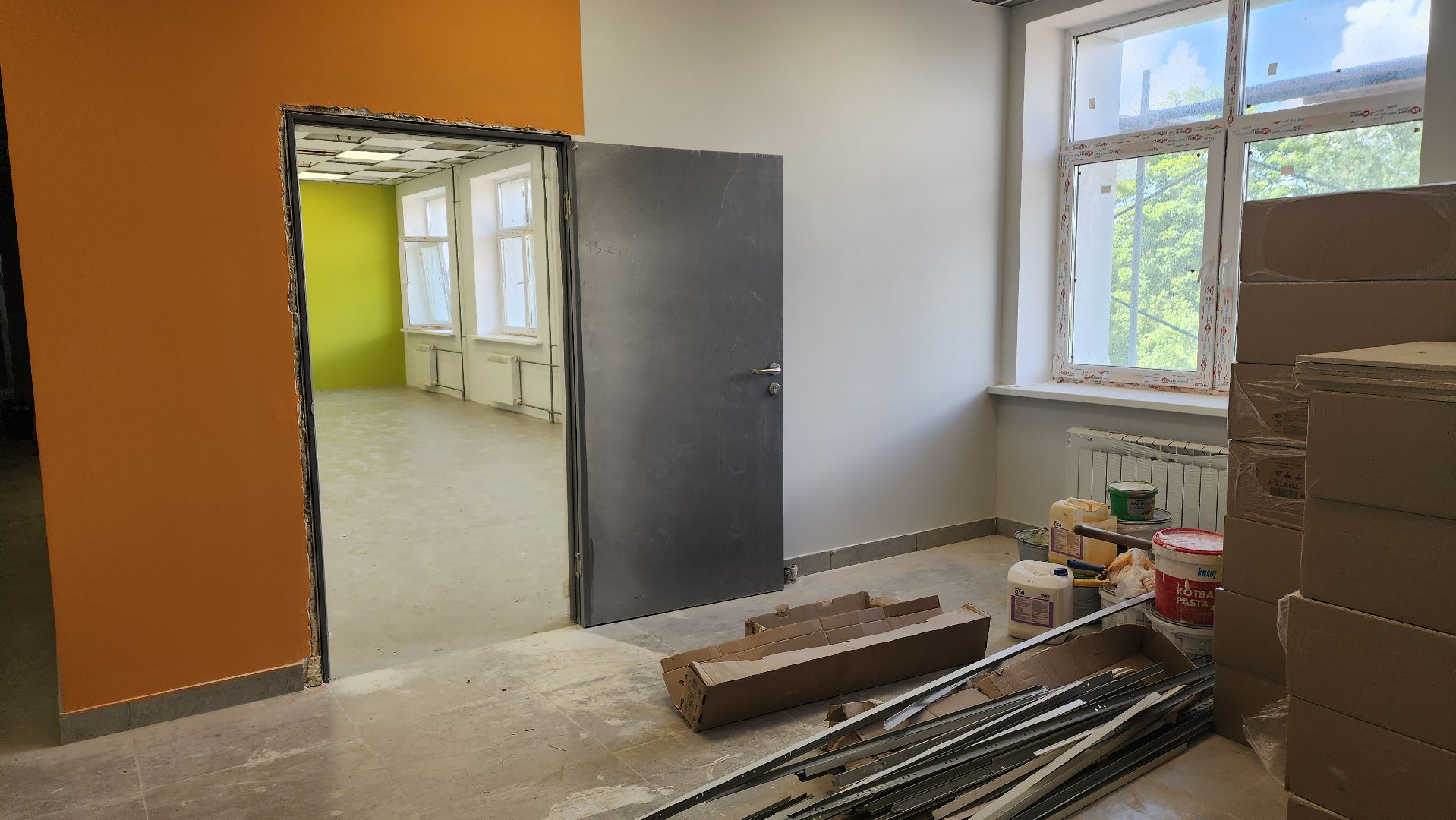 пушкинский, сельская школа, капитальный ремонт, инфраструктура, строительные работы,