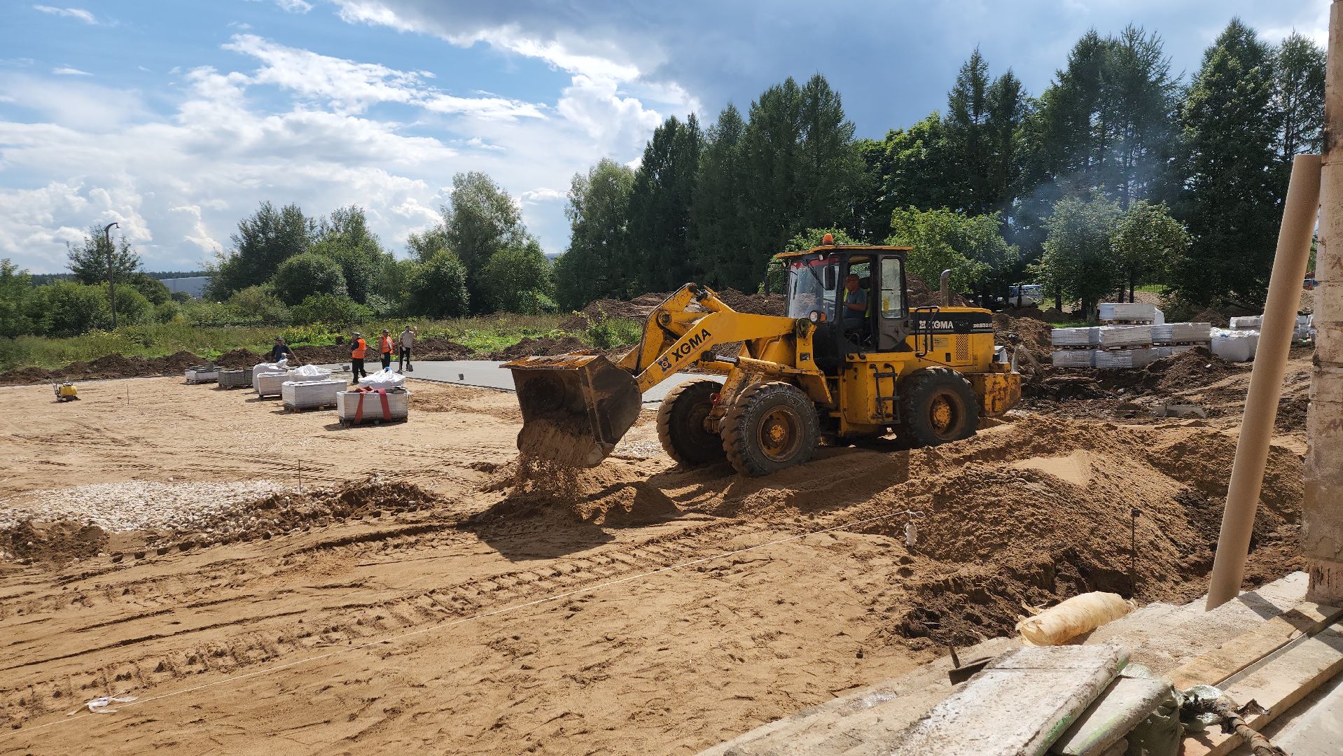 пушкинский, сельская школа, капитальный ремонт, инфраструктура, строительные работы,