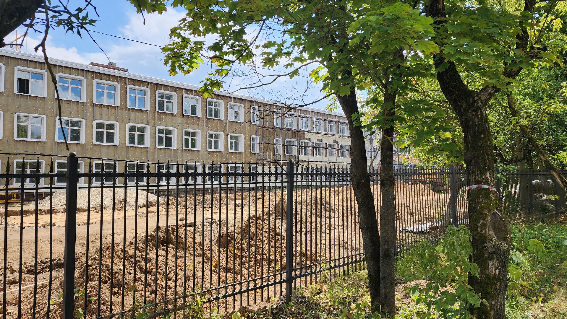 пушкинский, сельская школа, капитальный ремонт, инфраструктура, строительные работы,