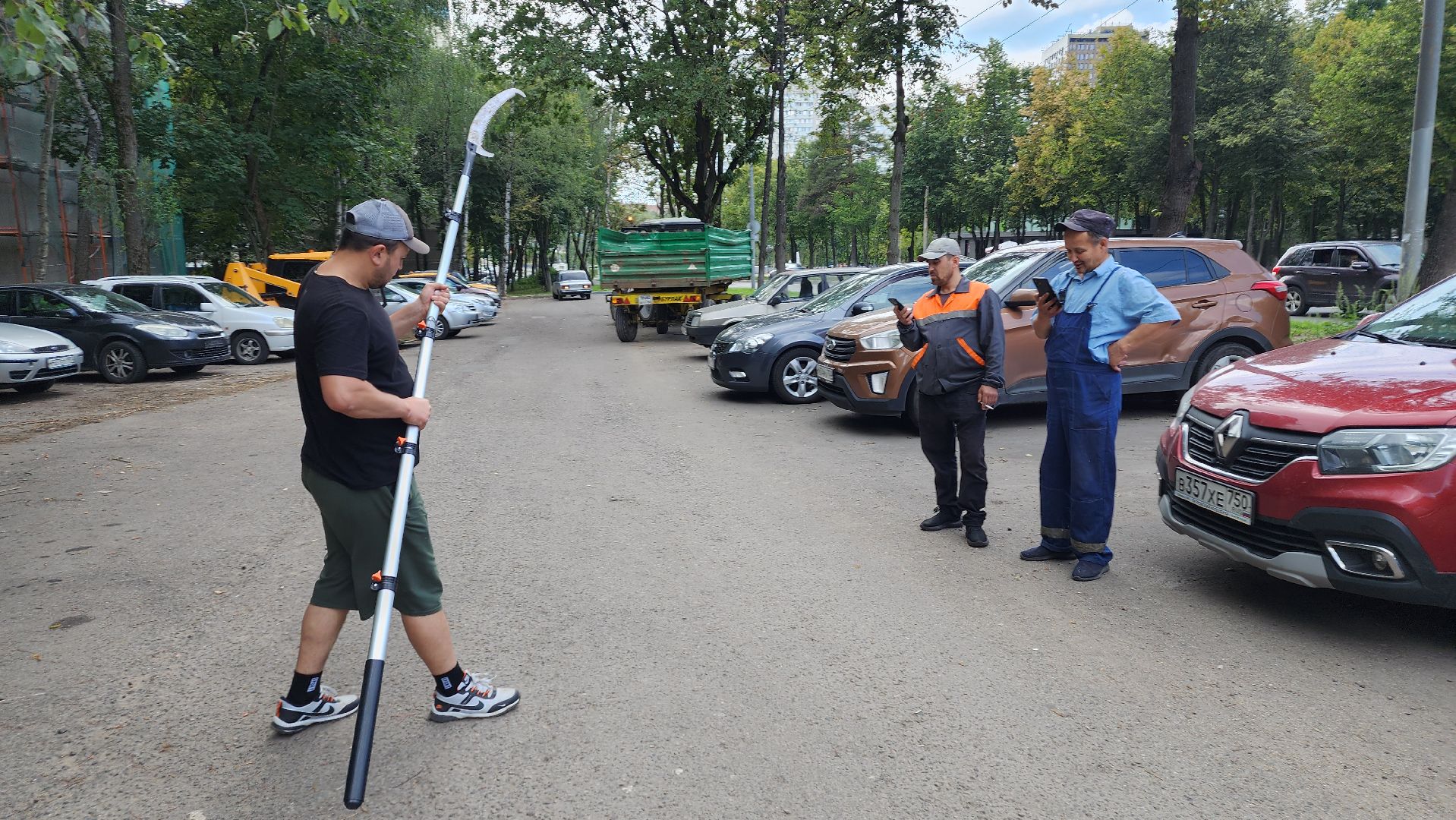 обрезка деревьев, пушкино, благоустройство, коммунальная служба,