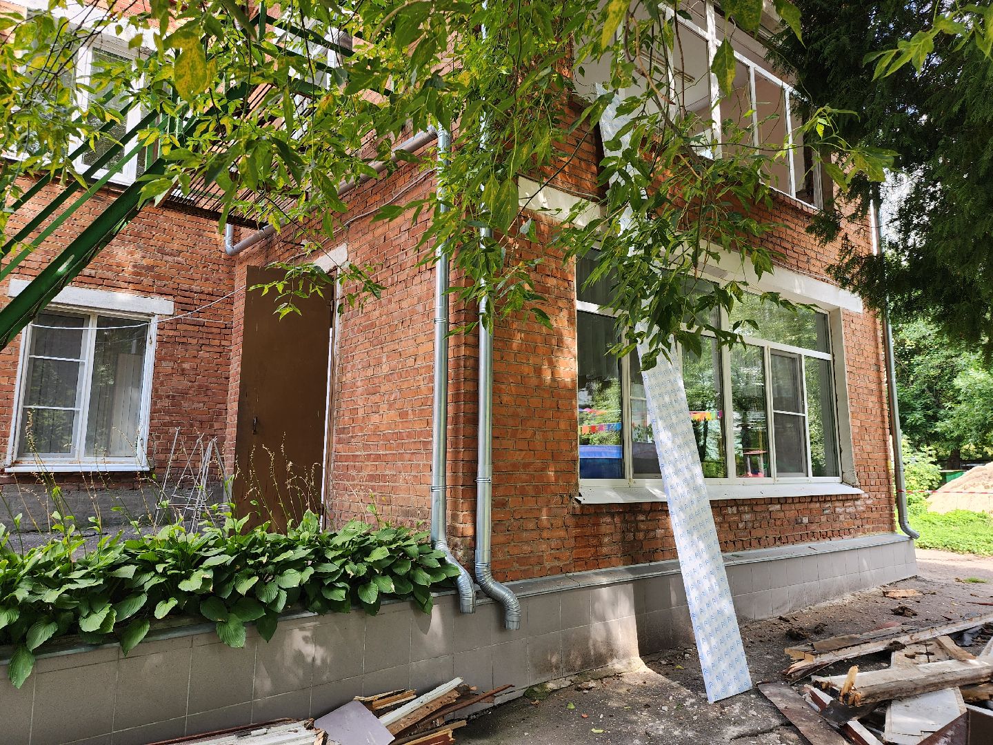 серпухов, детский сад пчелка, улица советская, новые окна, ремонт,