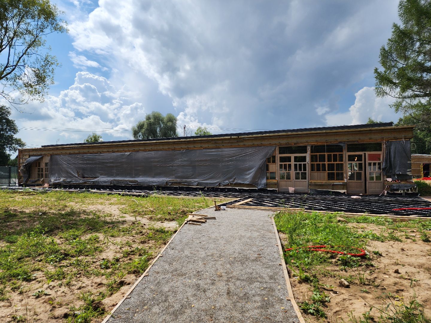 Чехов, село Мелихово, музей-заповедник, реконструкция, строительство, визит-центр, главный вход,