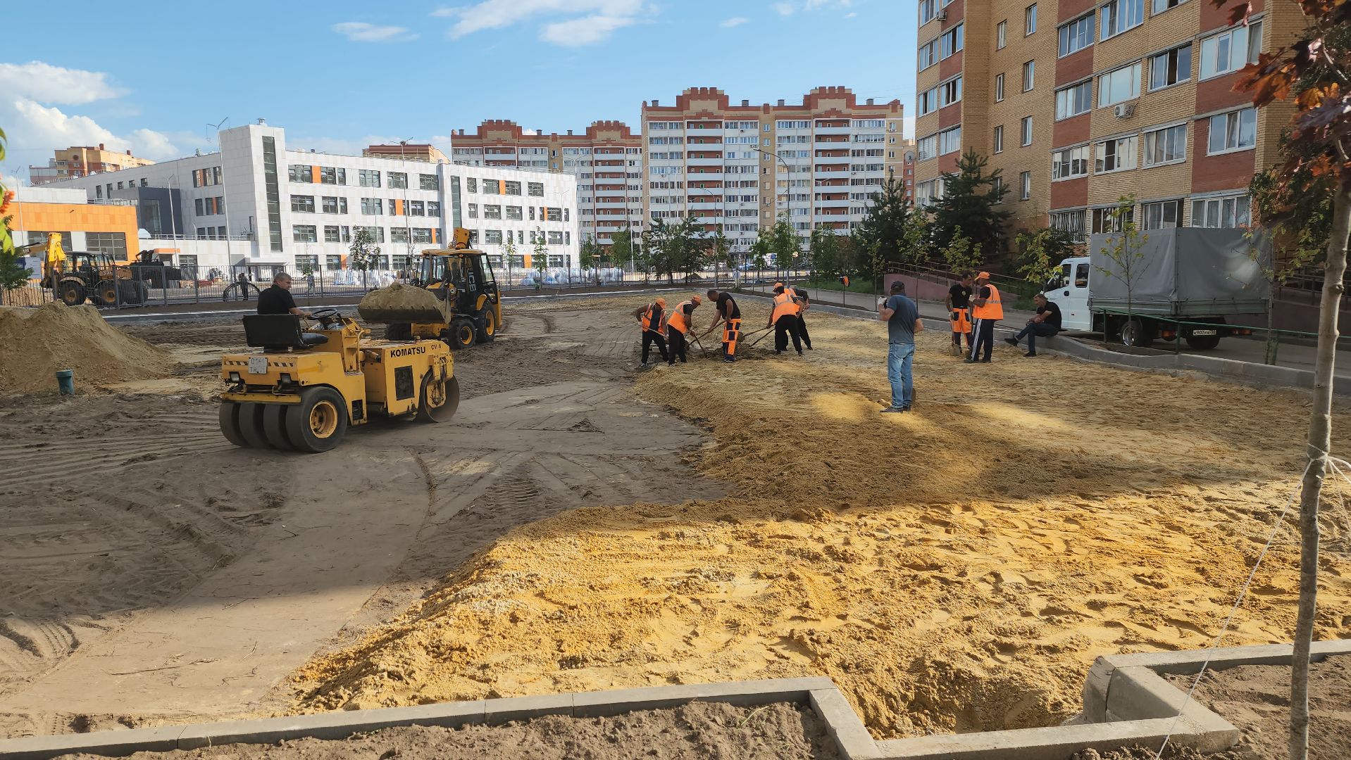 благоустройство, парковки, парковочные пространства, пятый микрорайон, новая школа, борис аубакиров,