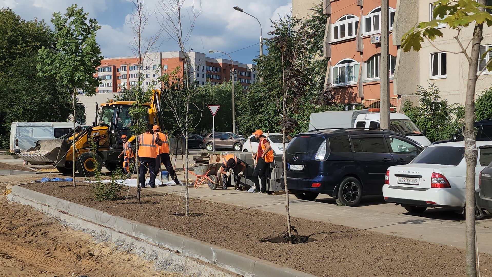 благоустройство, парковки, парковочные пространства, пятый микрорайон, новая школа, борис аубакиров,