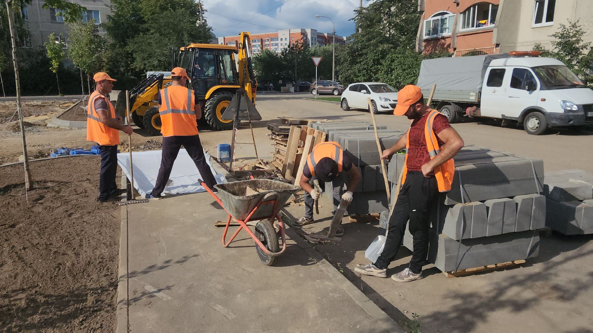 благоустройство, парковки, парковочные пространства, пятый микрорайон, новая школа, борис аубакиров,
