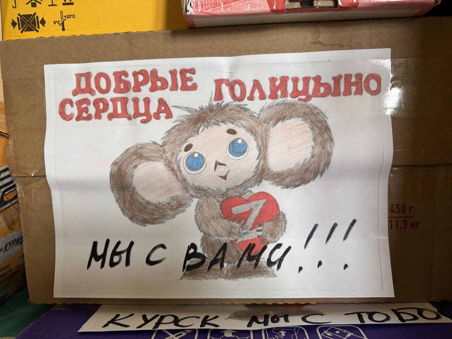 Одинцово, помощь курску, Гуманитарная помощь,