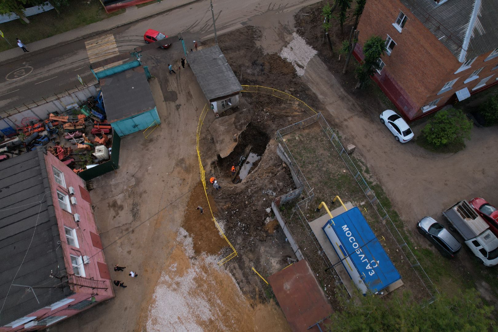 шепчинки, климовск, котельная, модернизация, видео с коптера,