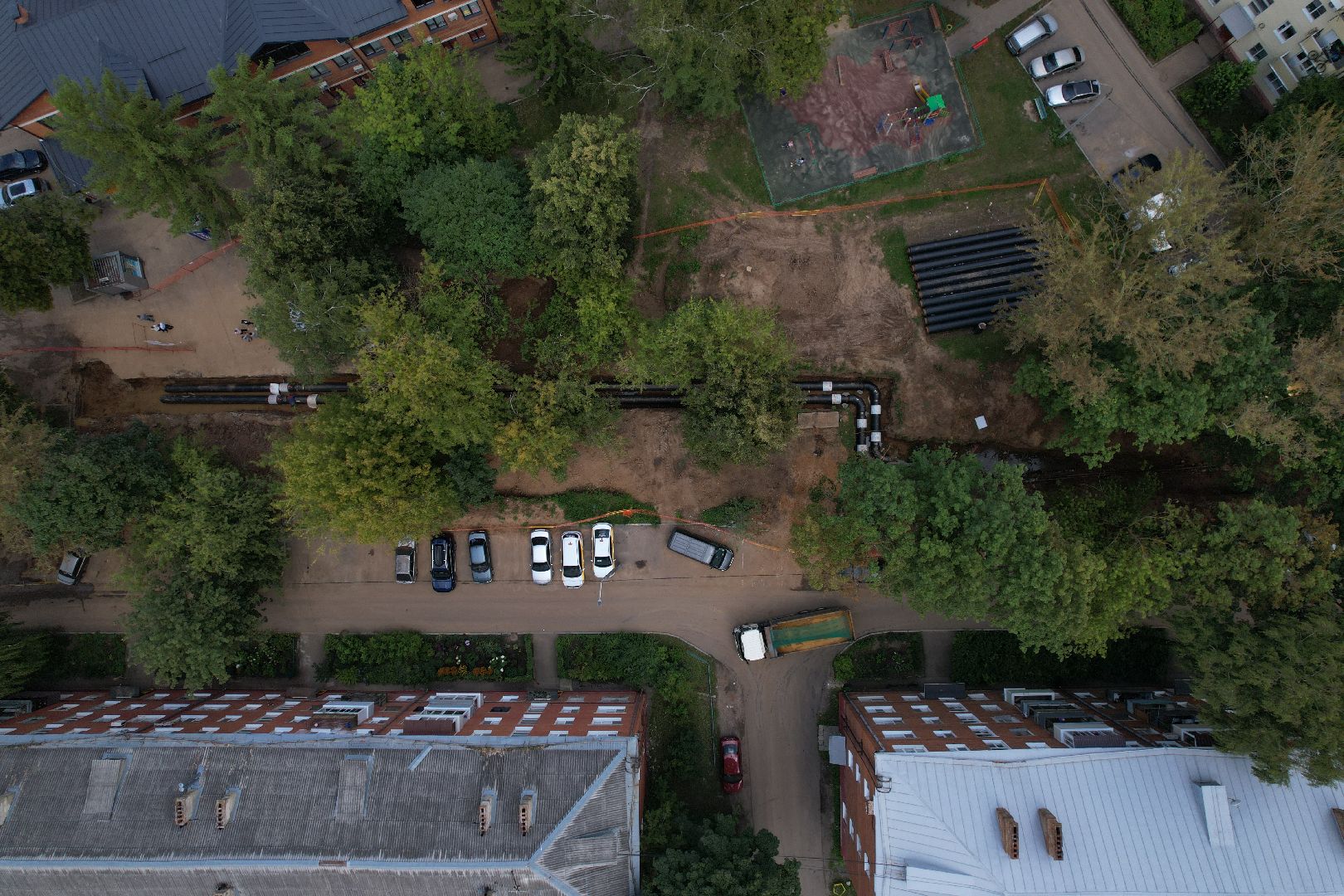 шепчинки, климовск, котельная, модернизация, видео с коптера,