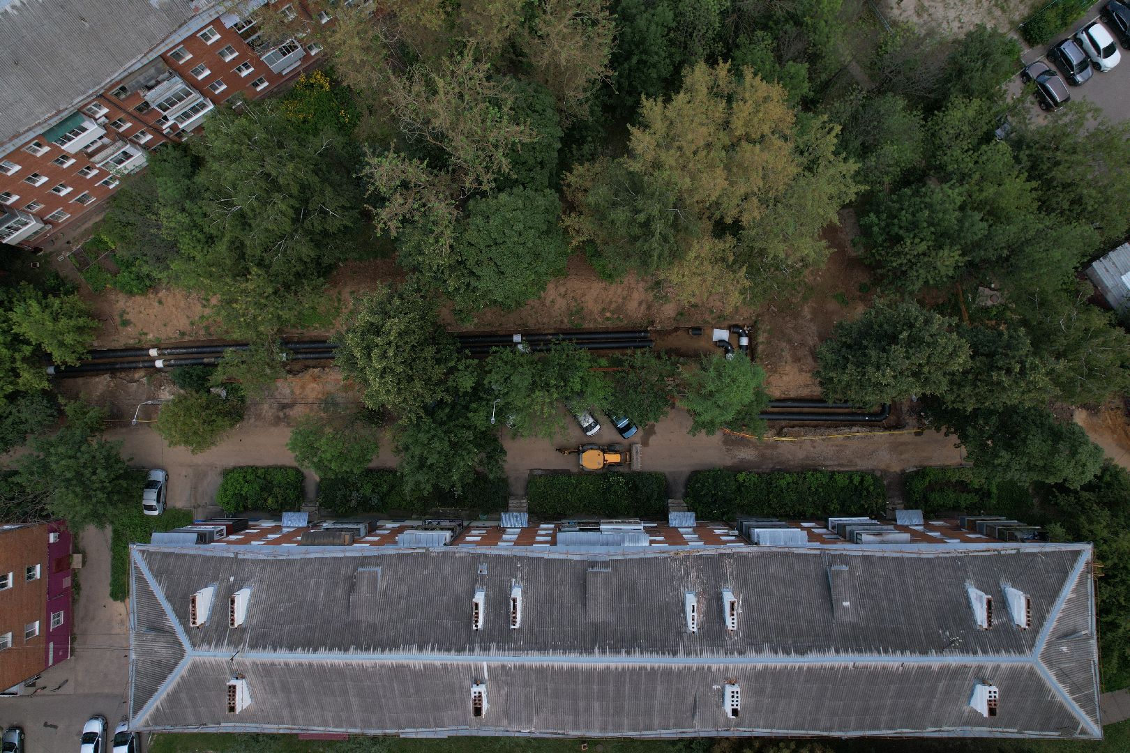 шепчинки, климовск, котельная, модернизация, видео с коптера,