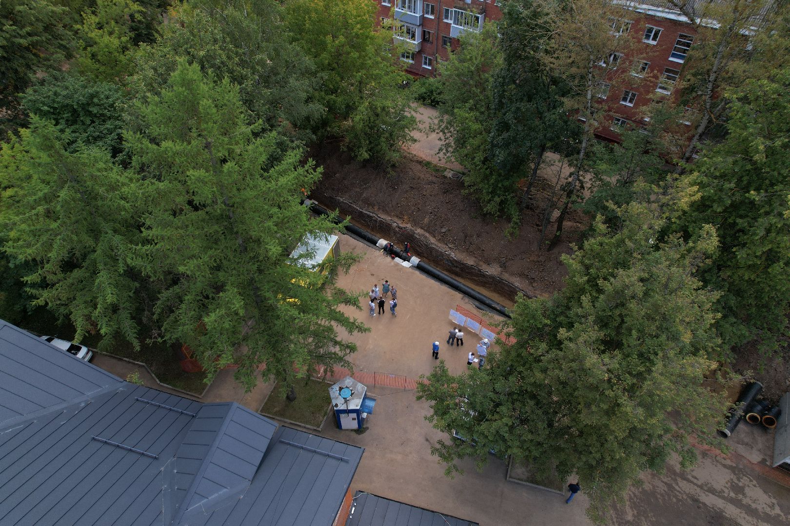 шепчинки, климовск, котельная, модернизация, видео с коптера,