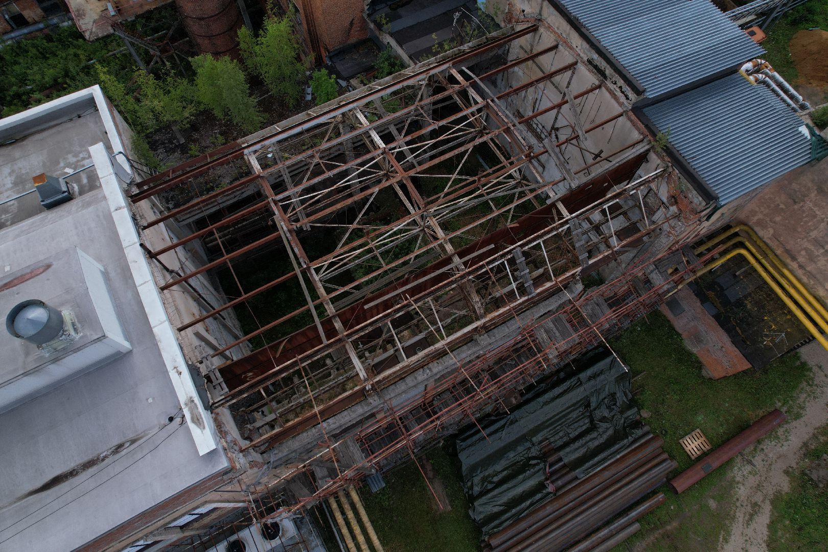 итп, подольск, отопление, видео с коптера,