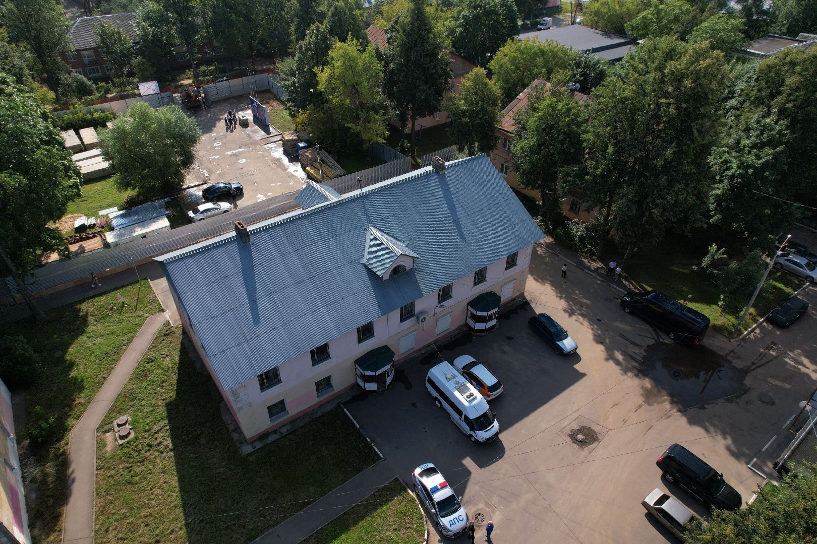 видео с коптера, климовск,