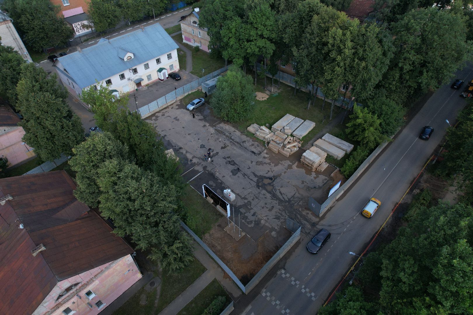 видео с коптера, климовск,