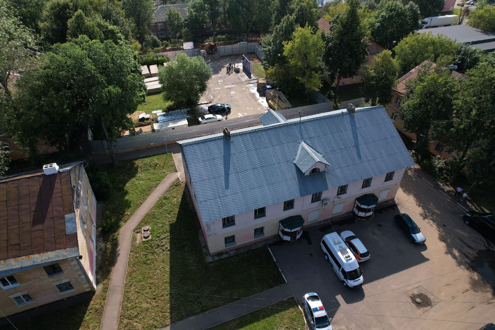 видео с коптера, климовск,