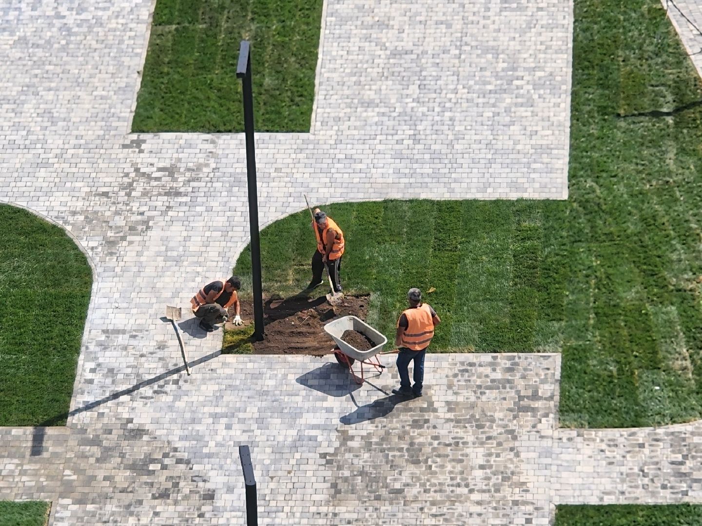 благоустойство, сквер 28 квартал, мытищи,