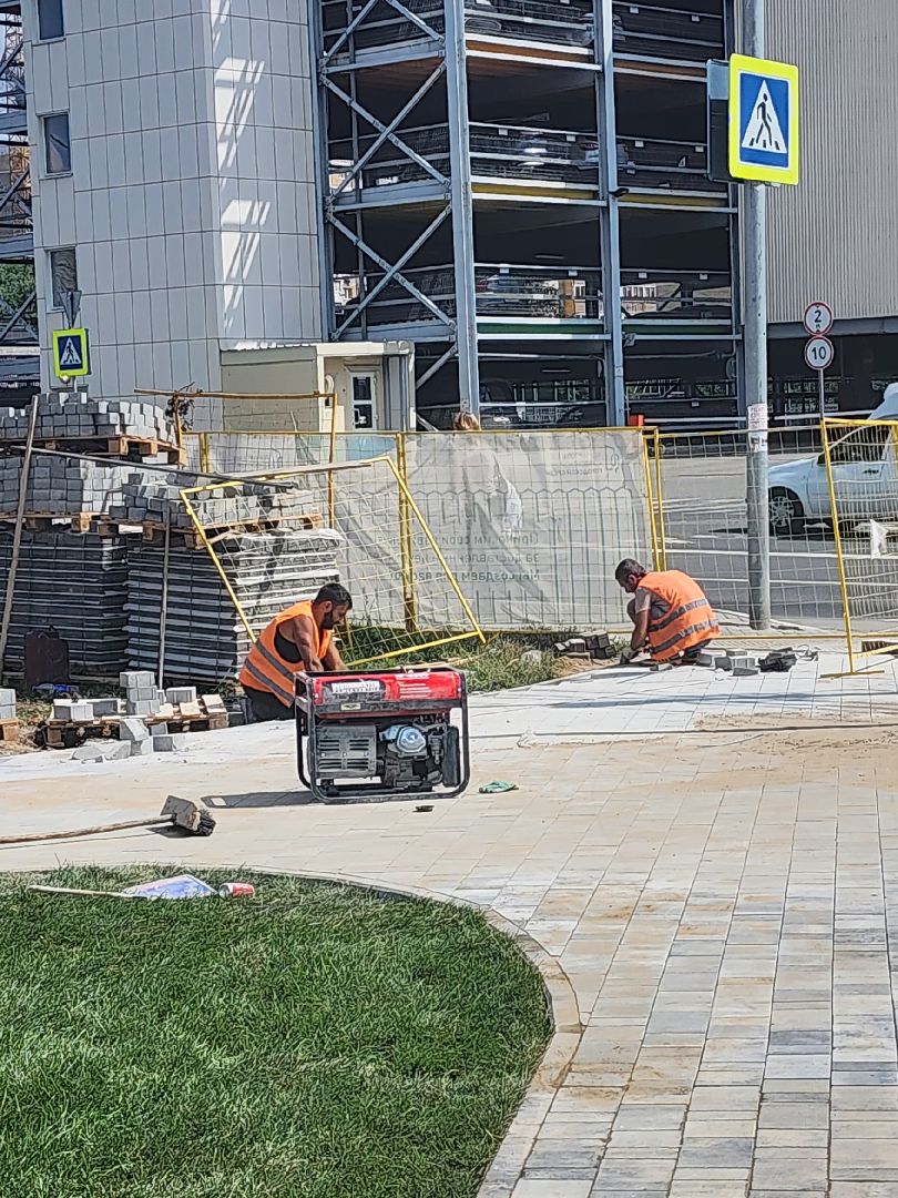 благоустойство, сквер 28 квартал, мытищи,