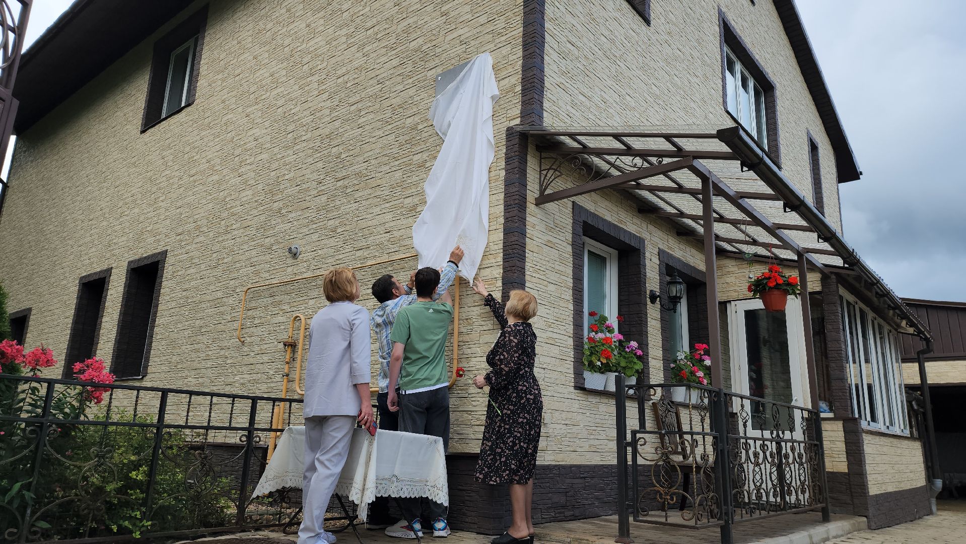 руза, рузский городской округ, тучково, Руза помнит, военнослужащий, московская область, памятная доска, открытие памятной доски,