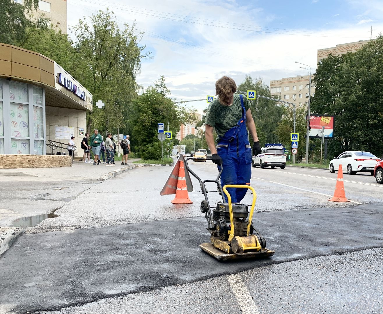Балашиха, Подмосковье, Дороги, ямочный ремонт дорог,