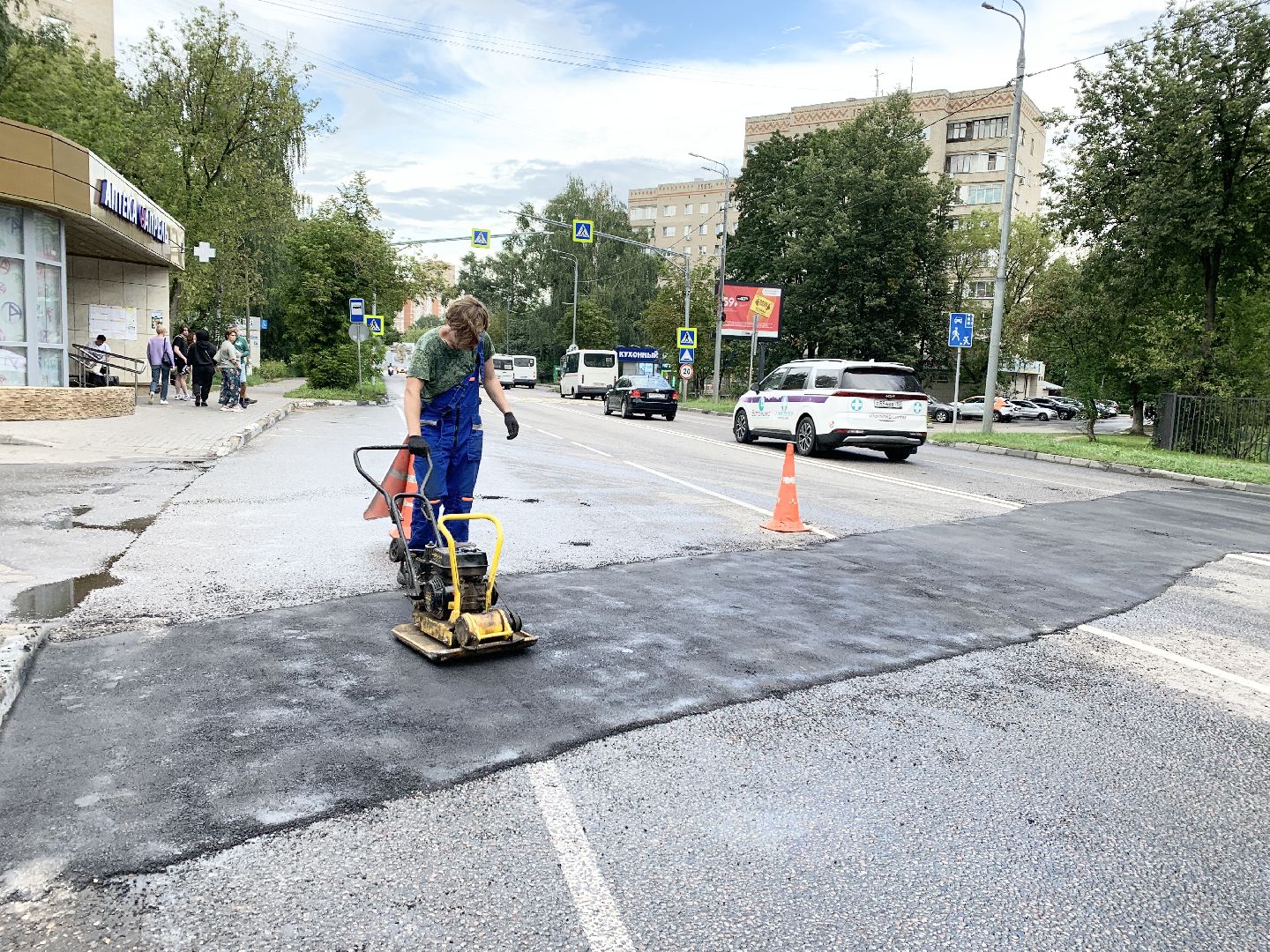 Балашиха, Подмосковье, Дороги, ямочный ремонт дорог,